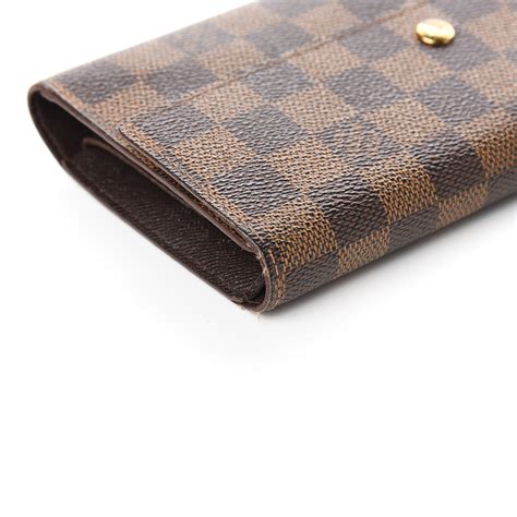 louis vuitton damier ebene porte tresor international wallet|authentic Louis Vuitton damier wallet.